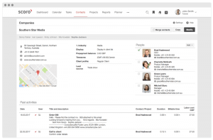 Scoro customer database software